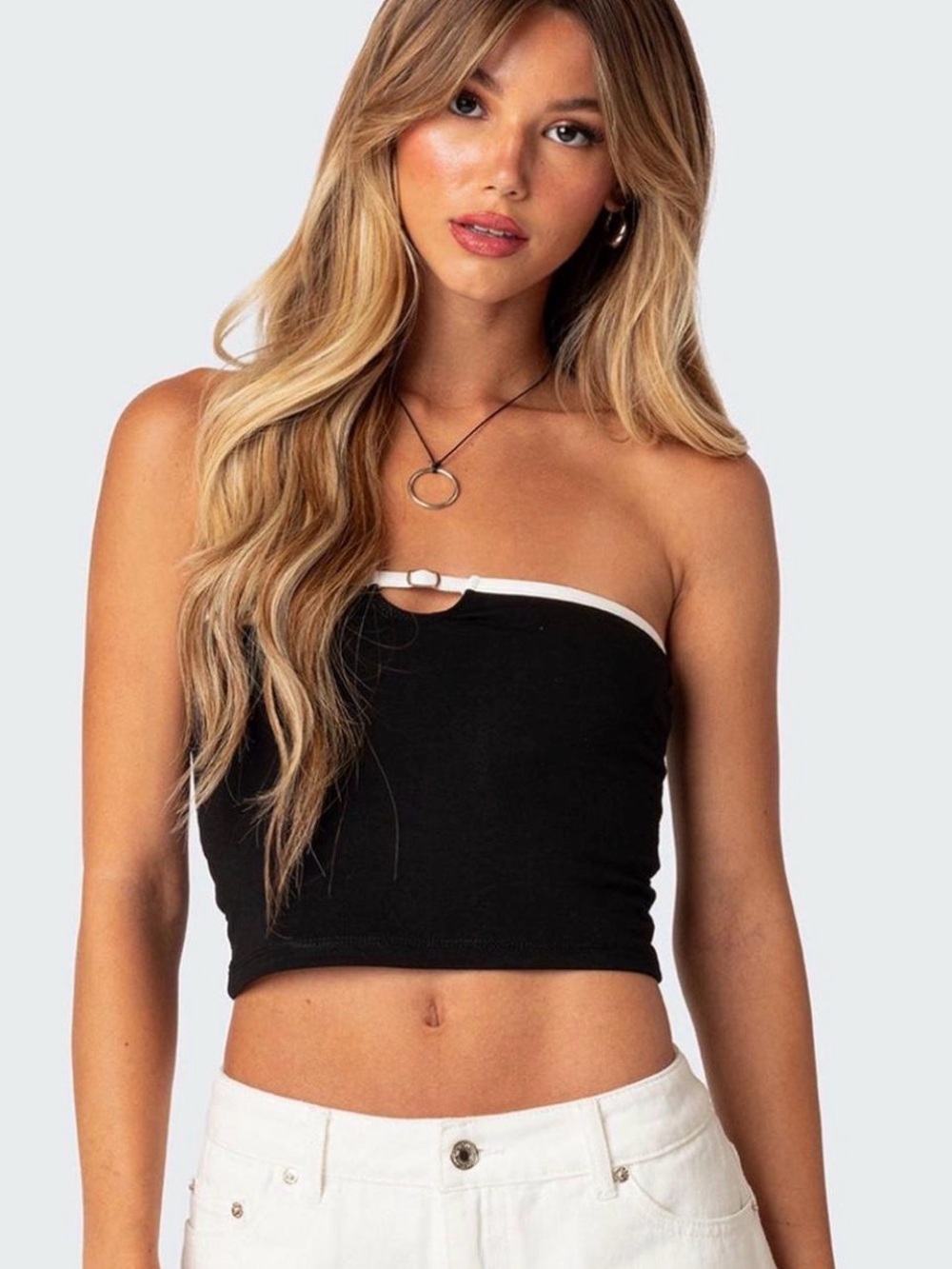 Edikted Colby Belted Tube Top